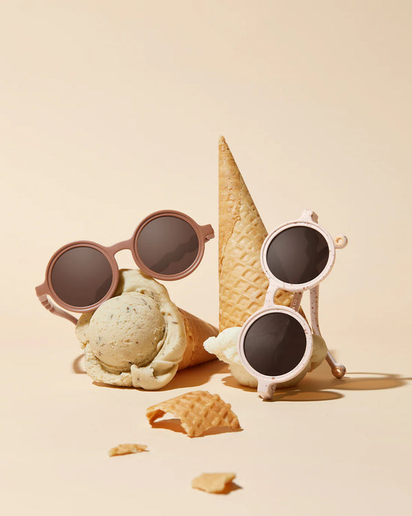 Lunettes de soleil enfant Chocolat 18 mois et + - Vanille Coton
