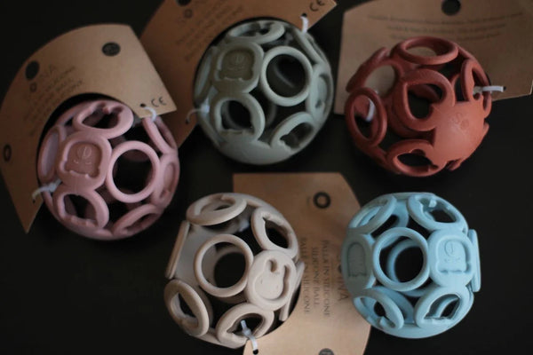 Balle de motricité  bleu - Vanille Coton