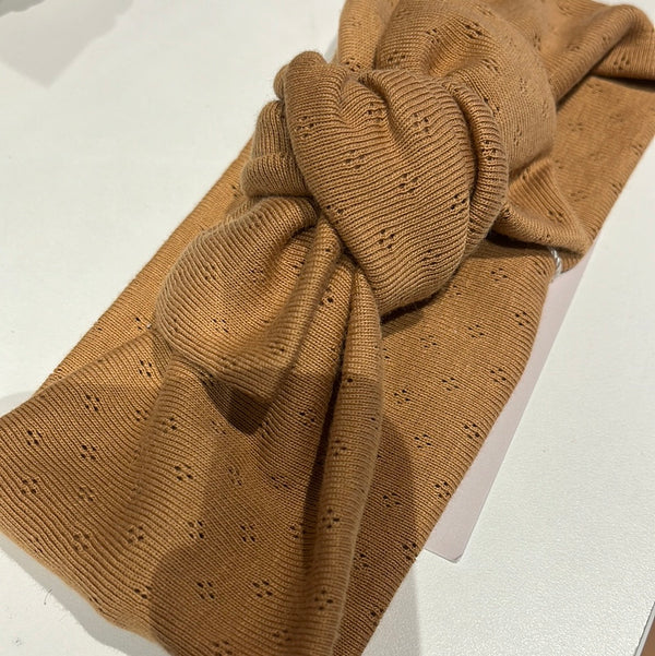 Bandeaux noeuds extensibles Bébé - Vanille Coton