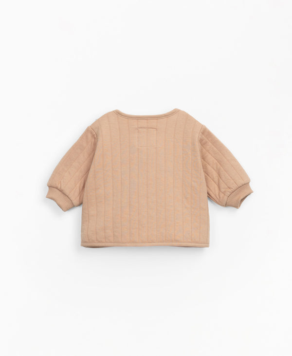 Veste naissance matelassée - Vanille Coton