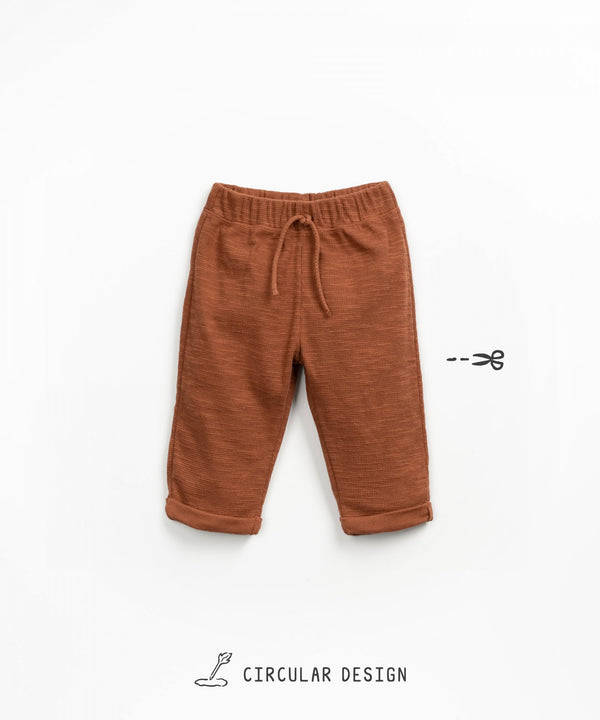 Pantalon large Marron - Vanille Coton
