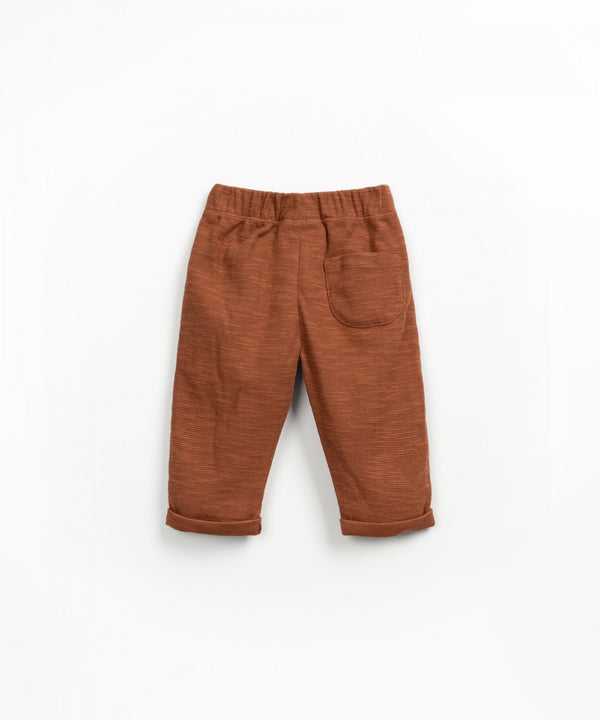 Pantalon large Marron - Vanille Coton