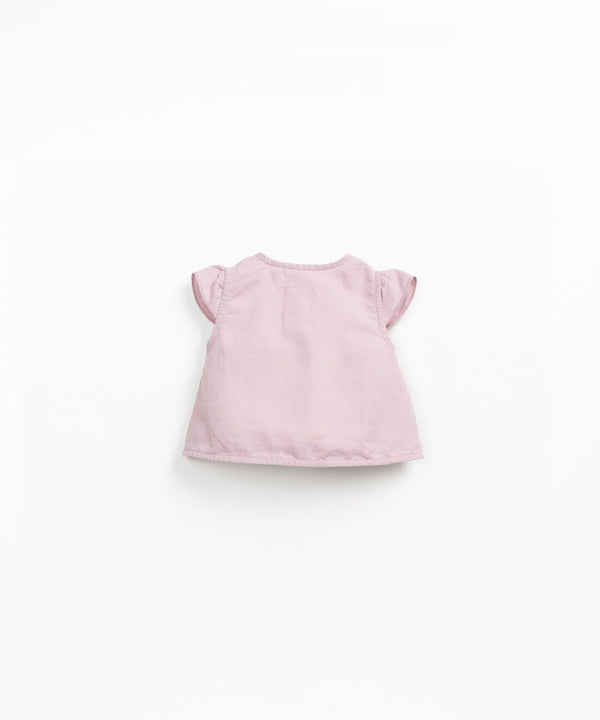 Ensemble en lin parme - Vanille Coton