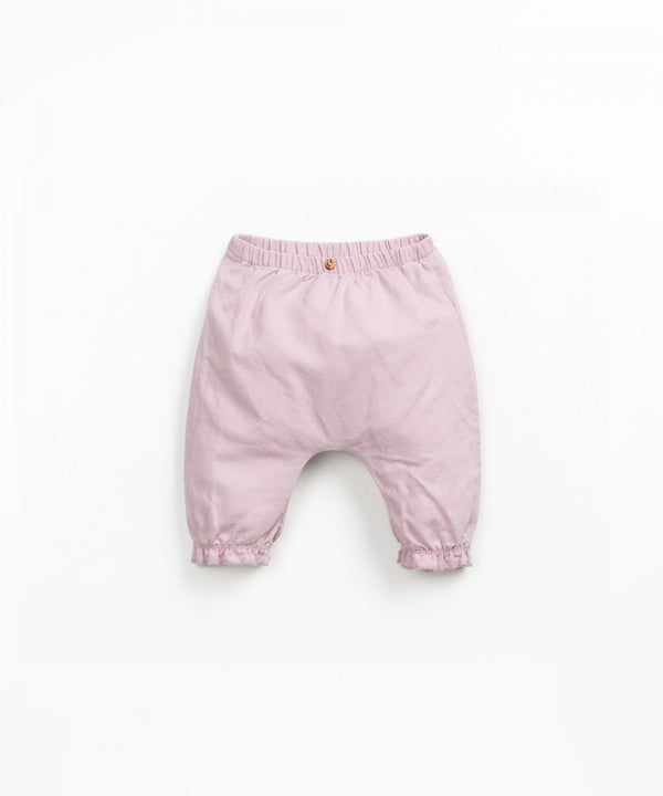 Ensemble en lin parme - Vanille Coton