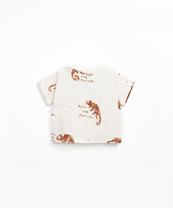 Tee-shirt Caméléon - Vanille Coton