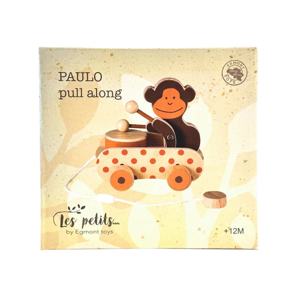 Jouet à tirer Paulo - Vanille Coton