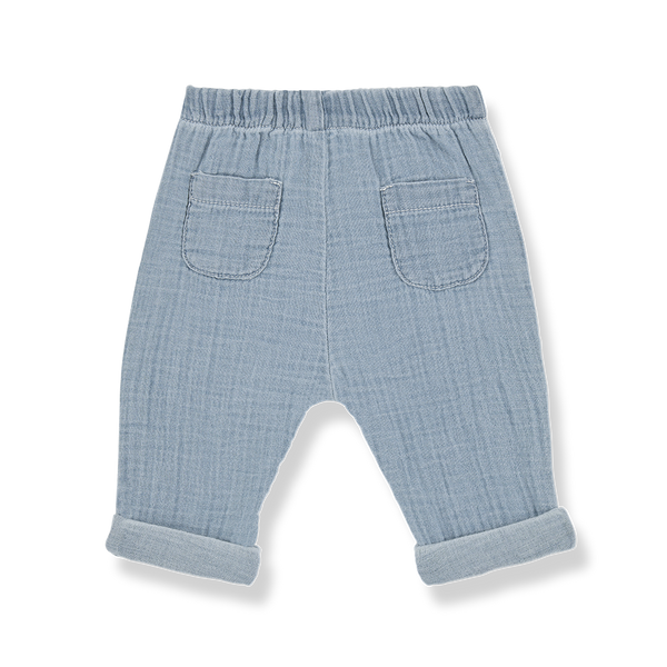 Pantalon gaze de coton «  Franscesco » - Vanille Coton