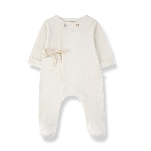 Pyjama croisé Baptiste - Vanille Coton