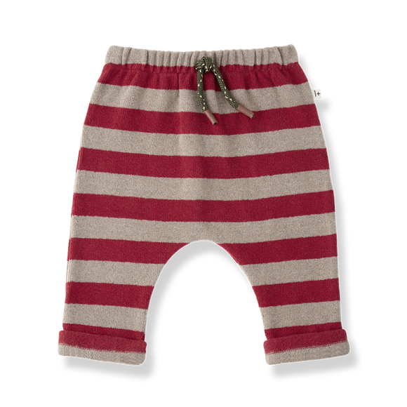 Pantalon rayé LABRADOR - Vanille Coton