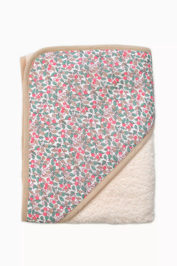 Cape de bain bébé Liberty Nina - Vanille Coton