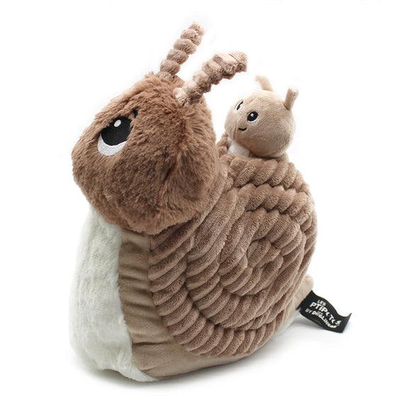 Peluche escargot maman / bébé - Vanille Coton