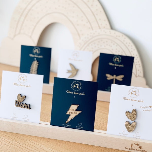 Pin's "Super maman" - Vanille Coton