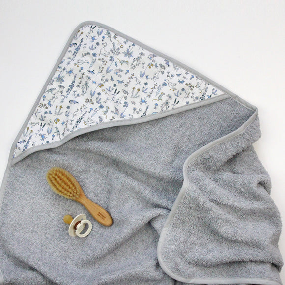 Cape de bain bébé Liberty Gus - Vanille Coton