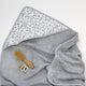 Cape de bain bébé Liberty Gus - Vanille Coton