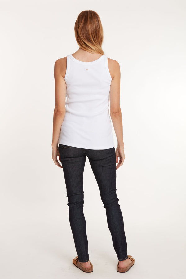 Débardeur de grossesse et d’allaitement Carnac - Vanille Coton