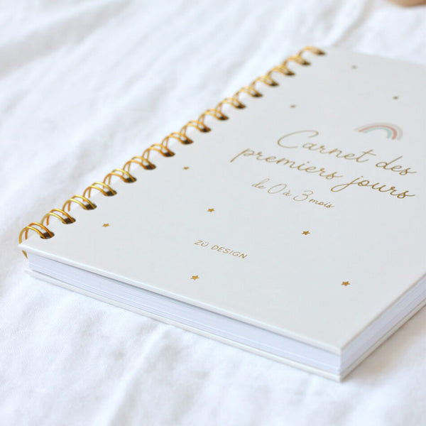 Livre journal de grossesse - Vanille Coton