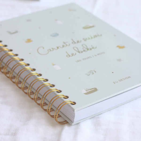 Carnet de suivi de bébé (6 mois) - Vanille Coton