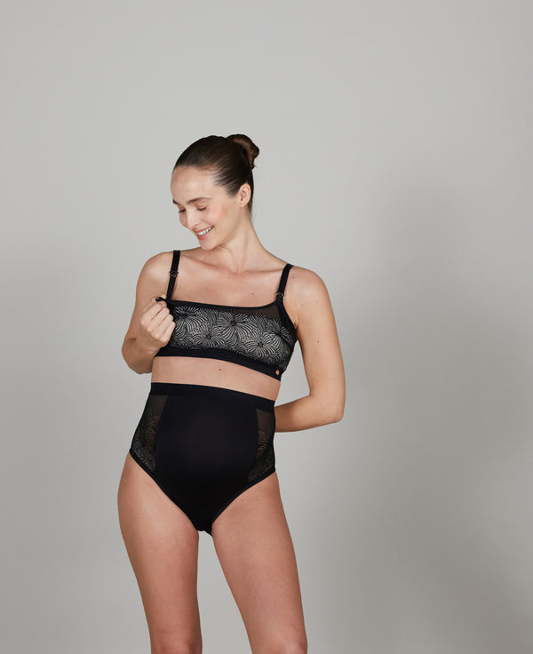 Soutien-gorge d'allaitement Dahlia - Vanille Coton