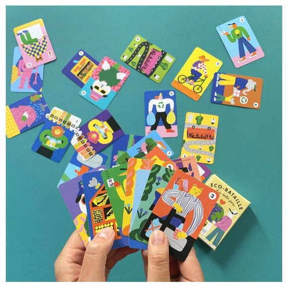 Jeu de cartes Eco-Bataille - Vanille Coton