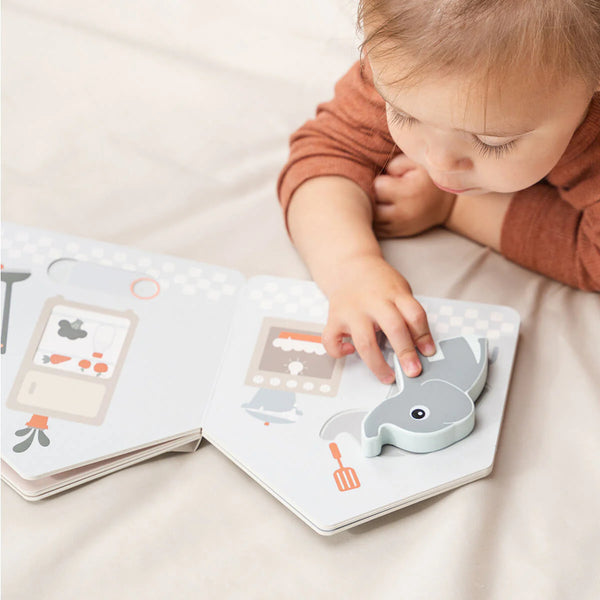 Livre d’éveil la maison d'Elphee - Vanille Coton