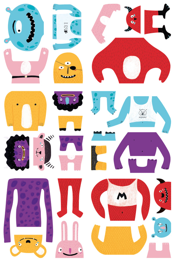 Jeu d’observation « My Monsters » - Vanille Coton