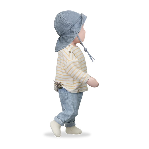 Pantalon gaze de coton «  Franscesco » - Vanille Coton