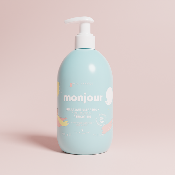 Gel lavant bébé corps et cheveux - Vanille Coton