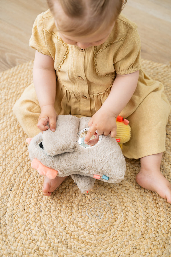 Cache cache poule et poussins - Vanille Coton