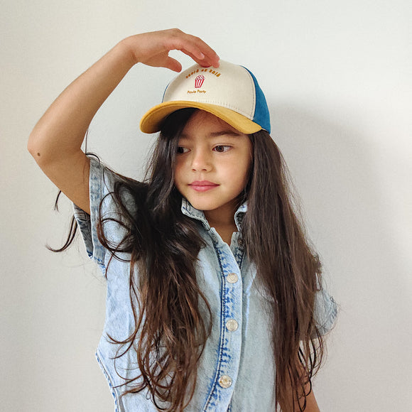 Casquette Popcorn - Vanille Coton