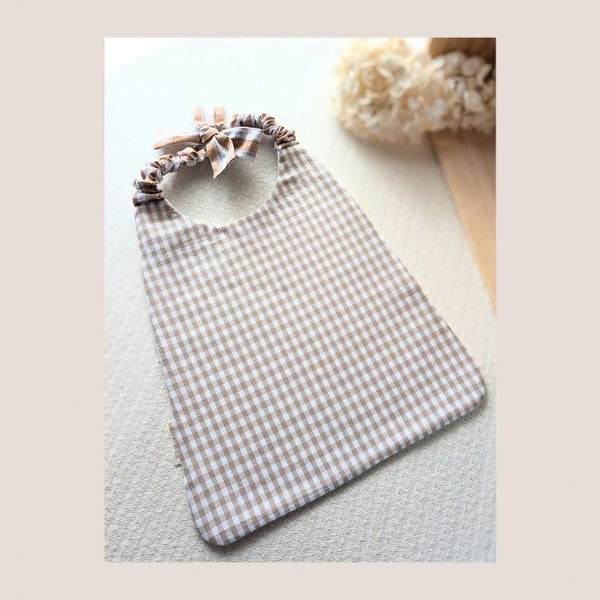 Serviette élastique tête de Lylotte - Vanille Coton