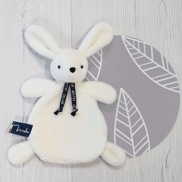 Doudou plat lapin dorlotin - Vanille Coton