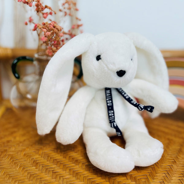 Doudou lapin dorlotin « pantin » - Vanille Coton