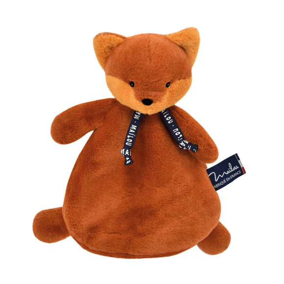 Doudou plat renard dorlotin - Vanille Coton