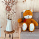 Peluche Renard bio - Vanille Coton