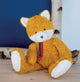 Peluche Renard bio - Vanille Coton