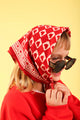 Foulard bébé/enfant Coeur Ruby - Vanille Coton