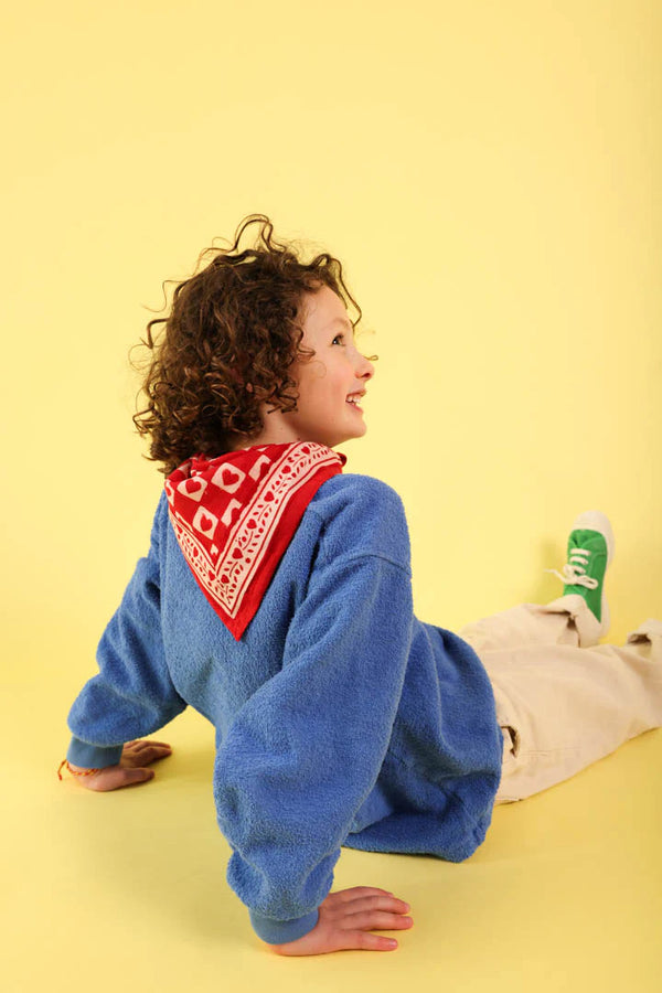 Foulard bébé/enfant Coeur Ruby - Vanille Coton