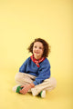Foulard bébé/enfant Coeur Ruby - Vanille Coton