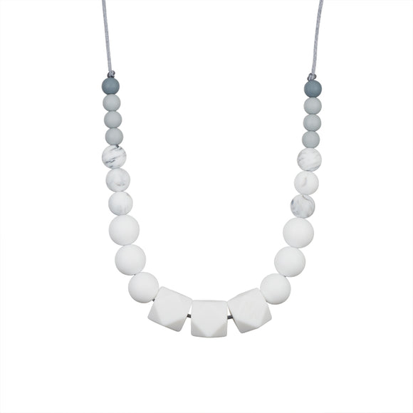 Collier d'allaitement, portage et dentition MILK - Vanille Coton