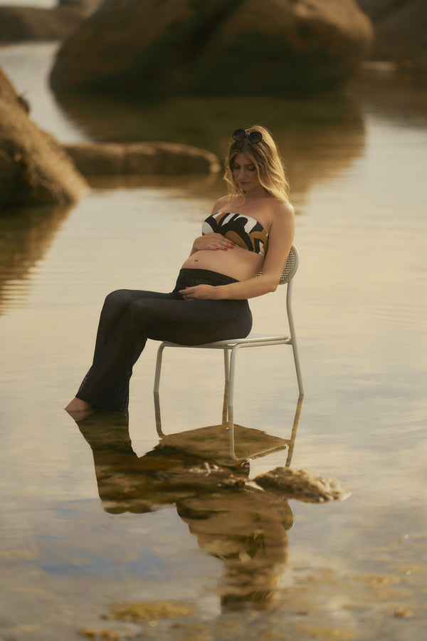 Maillot de bain de grossesse 2 pièces Odéon - Vanille Coton