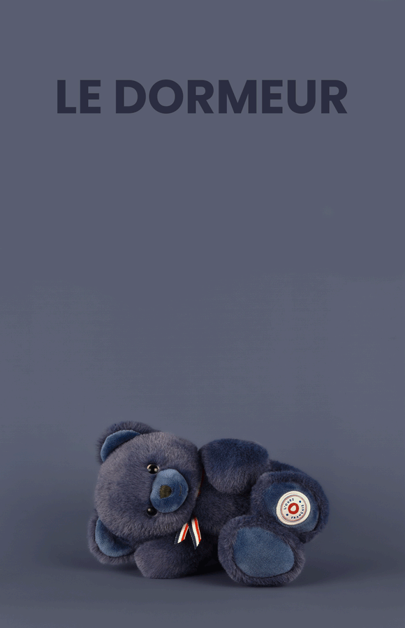 L'Ours Français bleu rêves - Vanille Coton