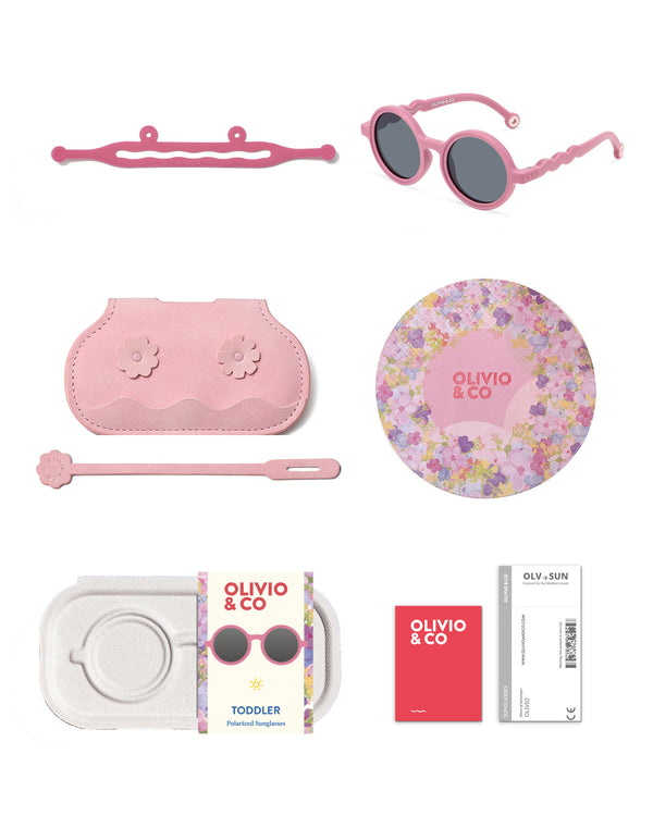 Lunettes de soleil enfant Flower - Vanille Coton