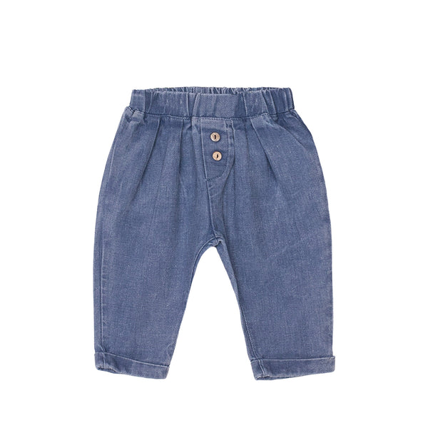 Pantalon denim PACO - Vanille Coton