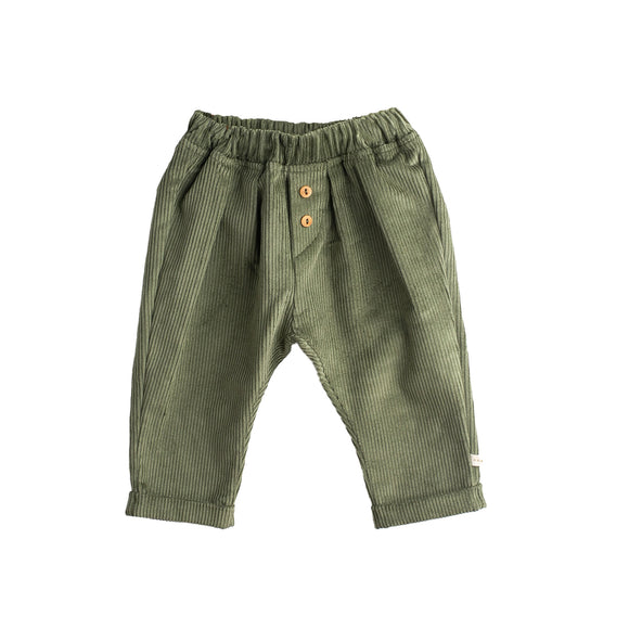 Pantalon en velours côtelé PACO - Vanille Coton