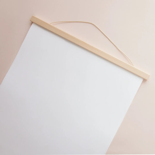 Barrettes porte affiche A4 - Vanille Coton