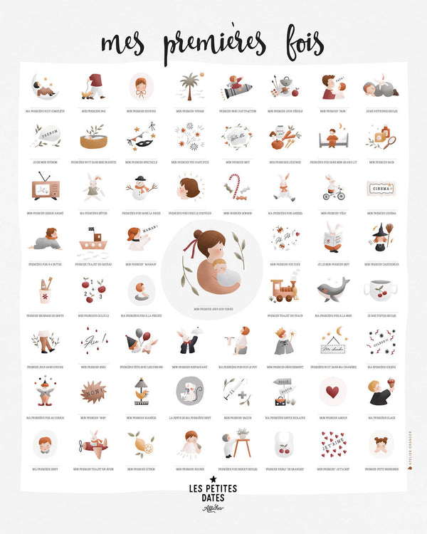 Affiche « Mes premières fois » - Vanille Coton