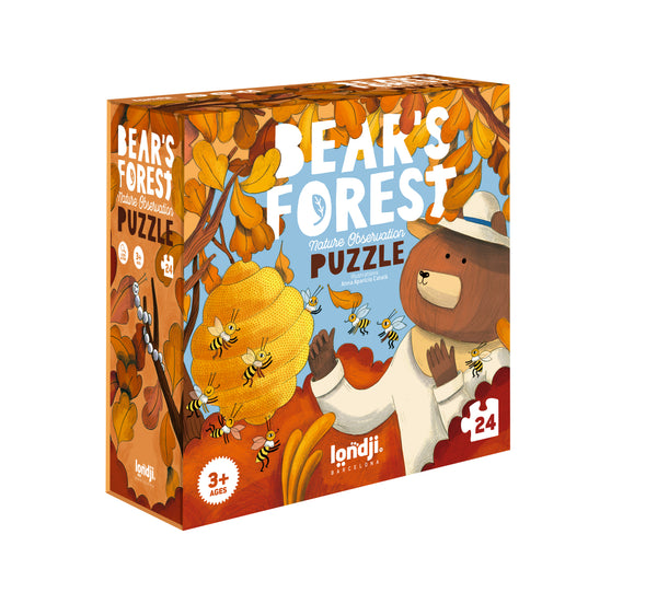 Puzzle  « La forêt des ours » - Vanille Coton