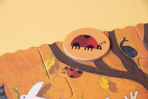 Puzzle  « La forêt des ours » - Vanille Coton