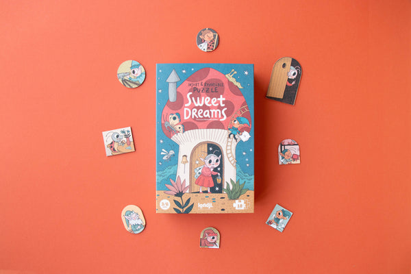 Puzzle reversible « Sweet dreams » - Vanille Coton