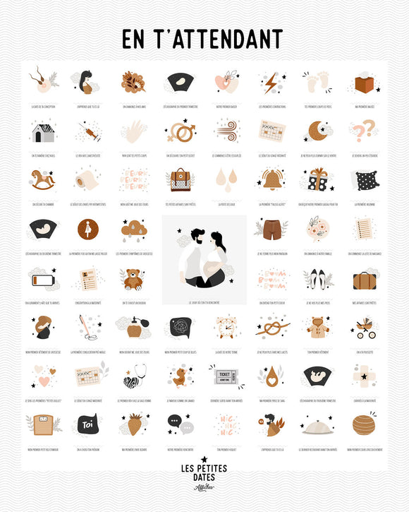 Affiche « moi, je sais » - Vanille Coton